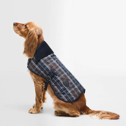 Barbour Tartan Dog Coat Midnight Oak