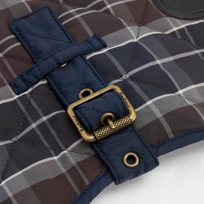 Barbour Tartan Dog Coat Midnight Oak