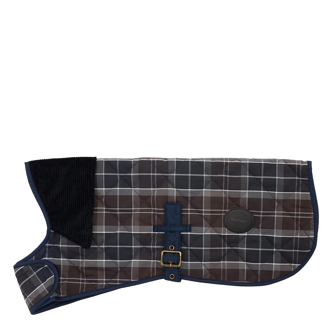 Barbour Tartan Dog Coat Midnight Oak