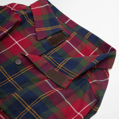 Barbour Tartan Fortrose Dog Shirt Winterberry Tartan
