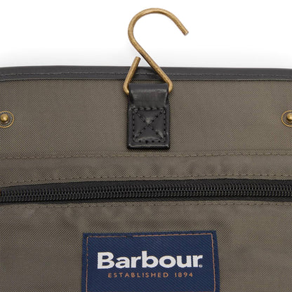 Barbour Tartan Hanging Washbag Classic/Beacon - The Sporting Lodge
