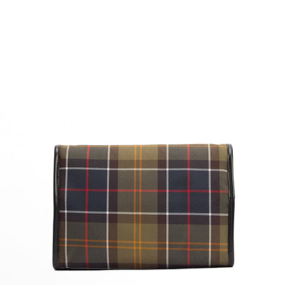 Barbour Tartan Hanging Washbag Classic/Beacon - The Sporting Lodge