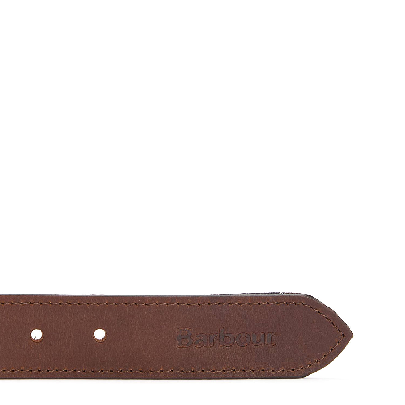 Barbour Tartan Reversible Leather Belt Classic Tartan - The Sporting Lodge