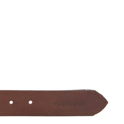 Barbour Tartan Reversible Leather Belt Classic Tartan - The Sporting Lodge