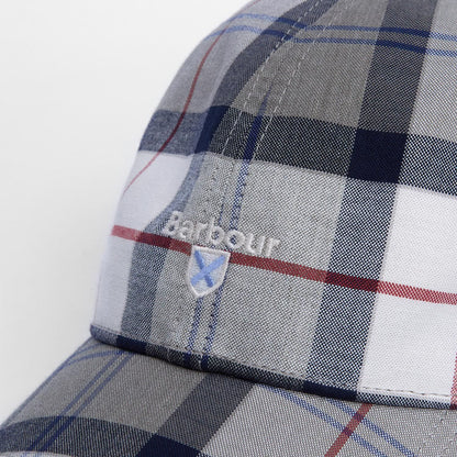 Barbour Tartan Sports Cap Bleached Pine Tartan - The Sporting Lodge