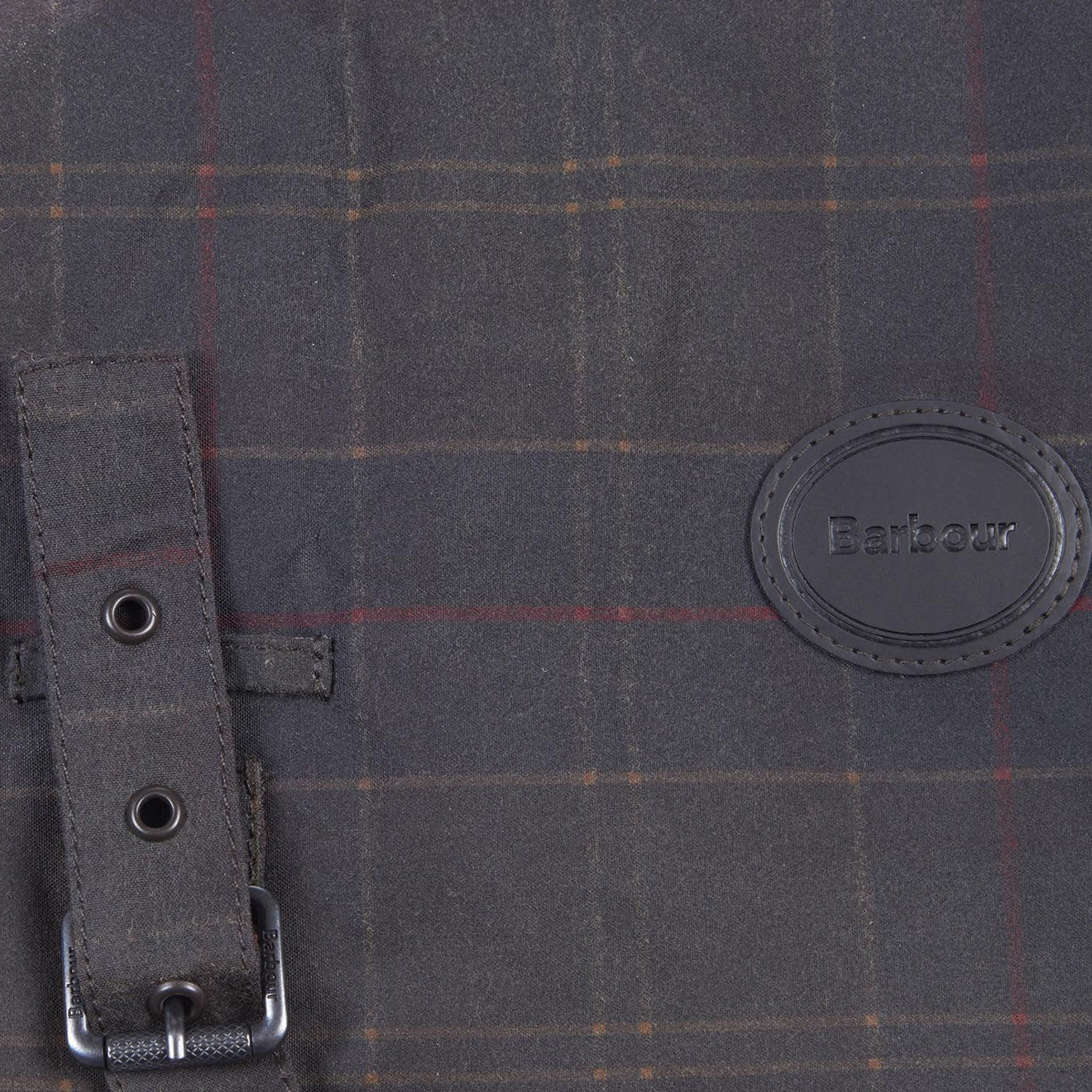 Barbour Tartan Wax Dog Coat Classic Tartan - The Sporting Lodge