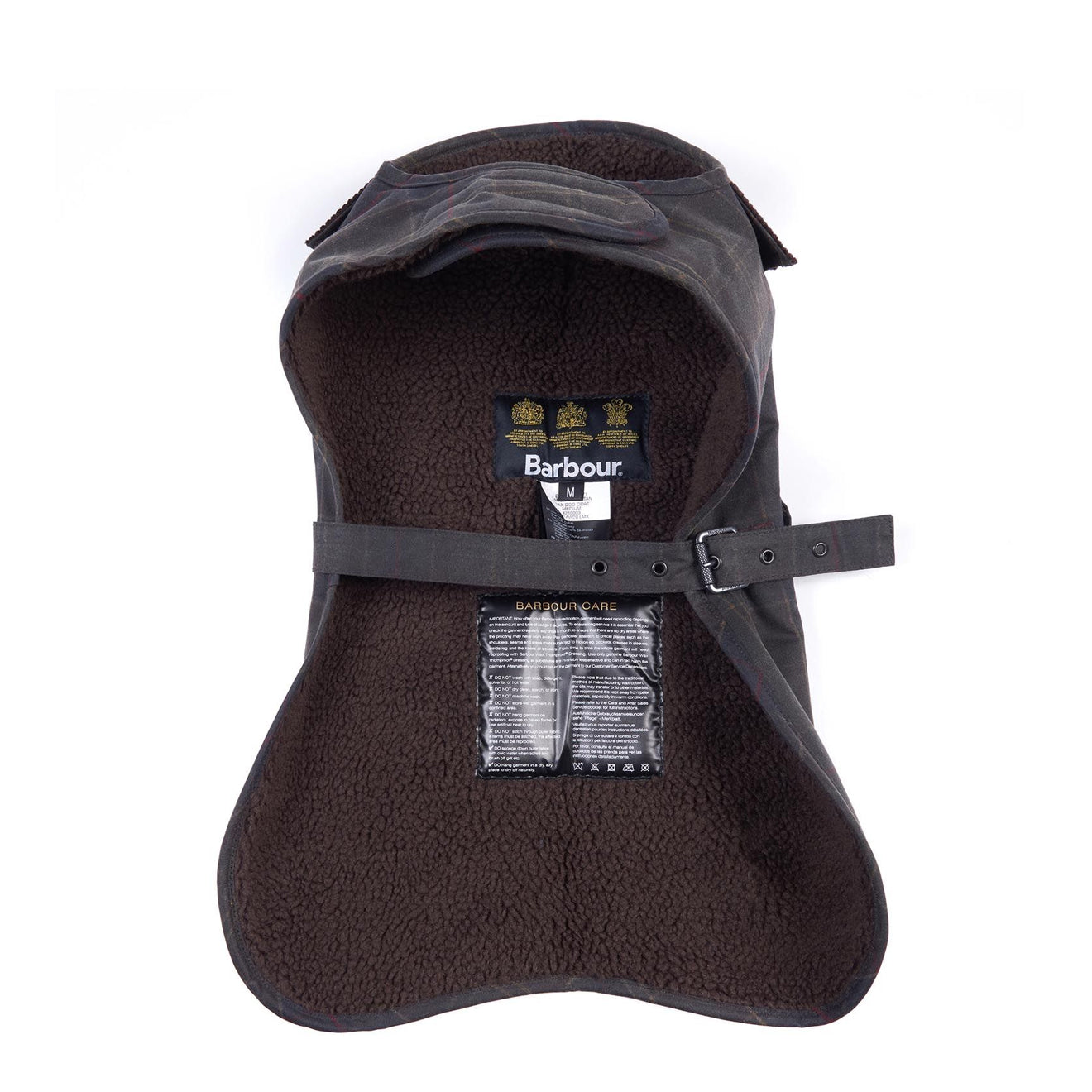 Barbour Tartan Wax Dog Coat Classic Tartan - The Sporting Lodge