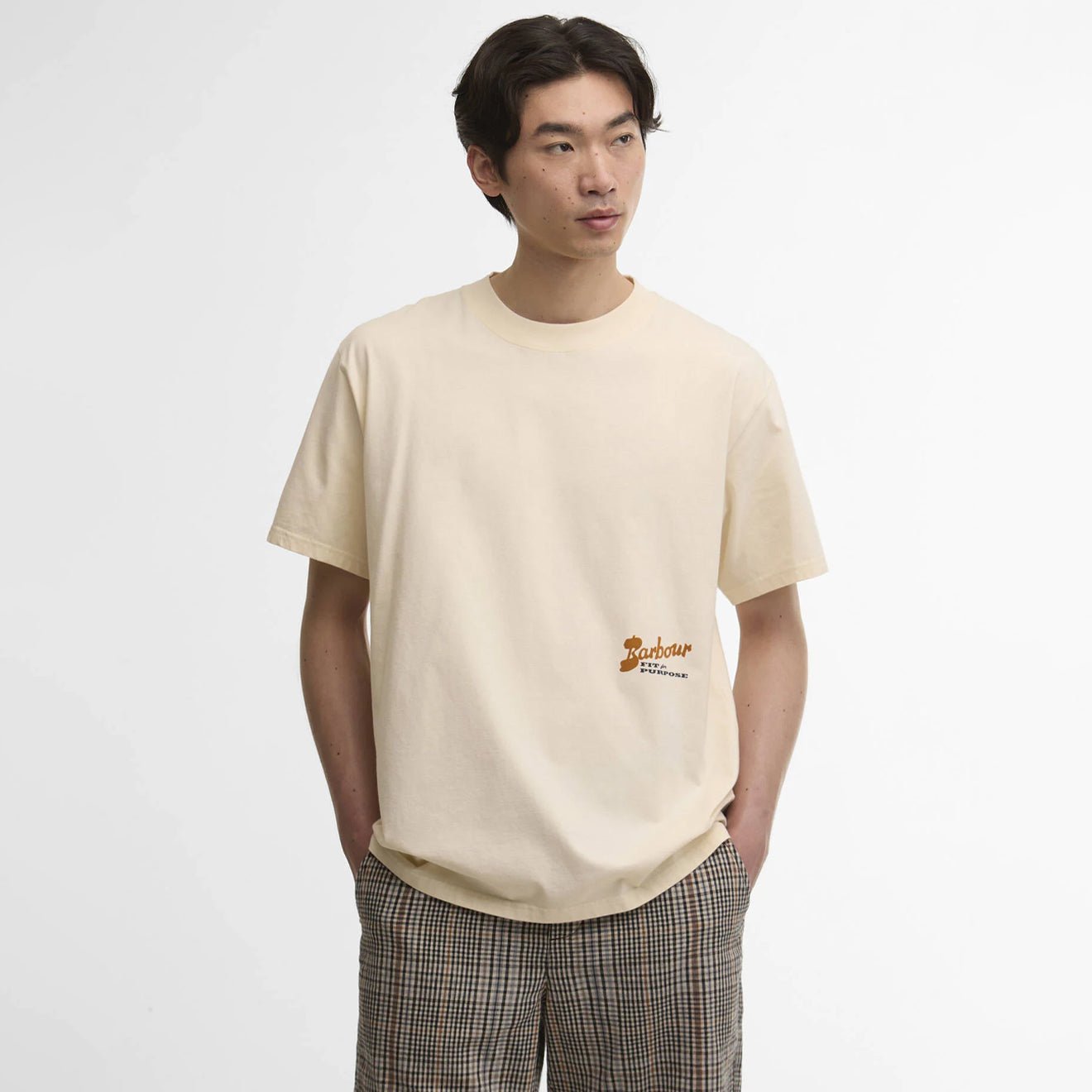 Barbour Terrain Oversized Graphic T-Shirt Neutral