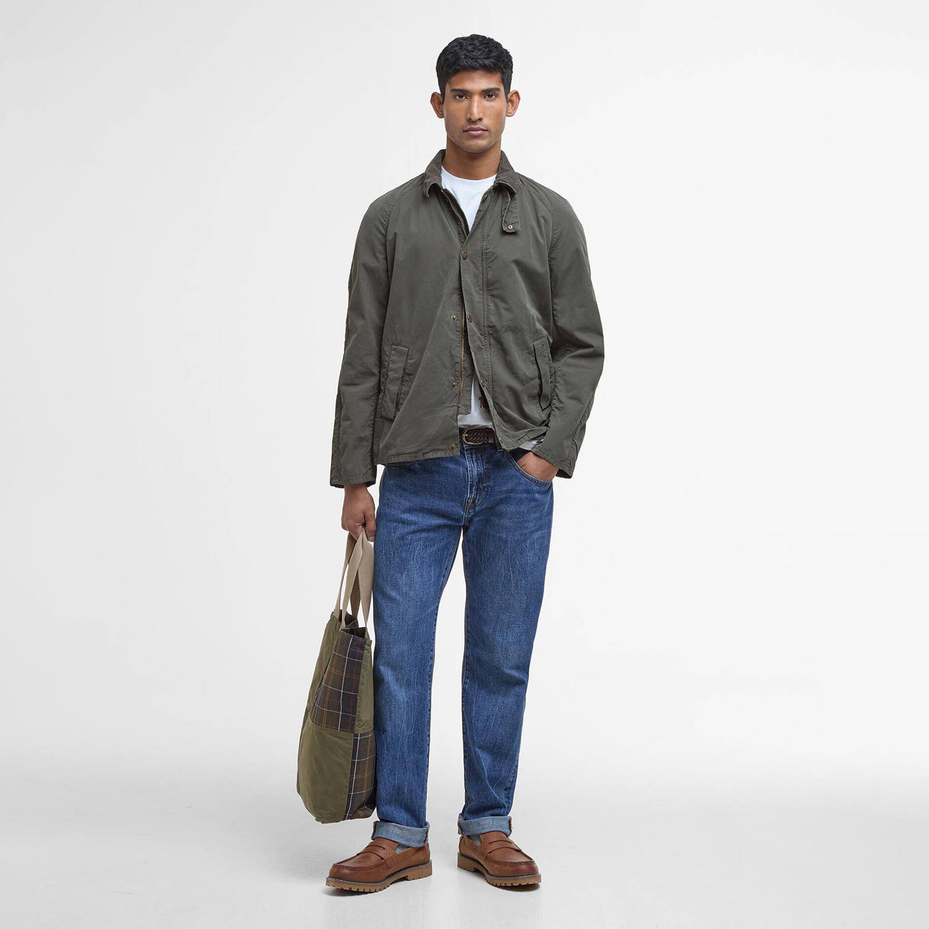 Barbour Tracker Jacket Casual Olive - The Sporting Lodge