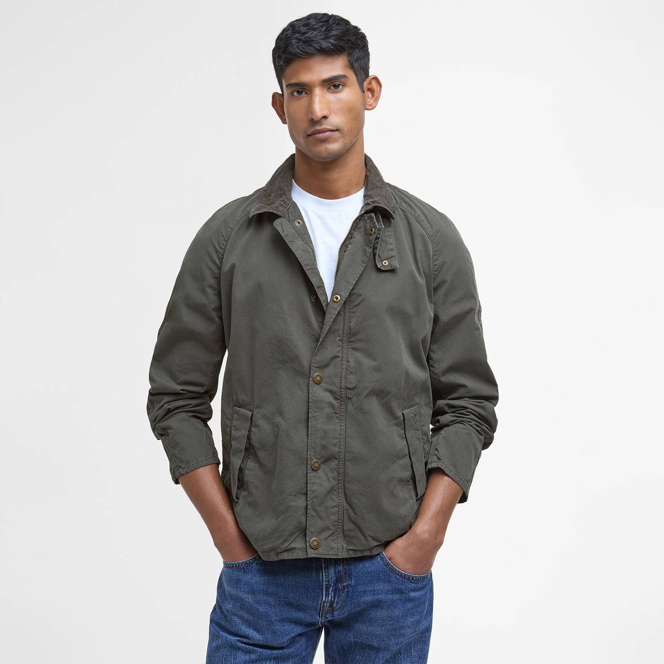 Barbour Tracker Jacket Casual Olive - The Sporting Lodge