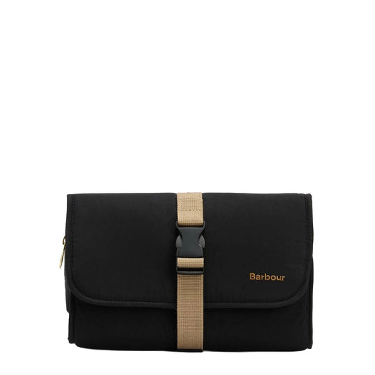 Barbour Transport Hanging Washbag Black