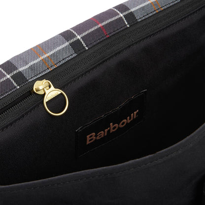 Barbour Transport Riever Crossbody Bag Black/Modern Tartan