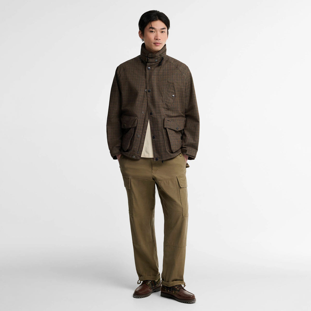 Barbour Transport Ursula Waterproof Jacket Dark Stone