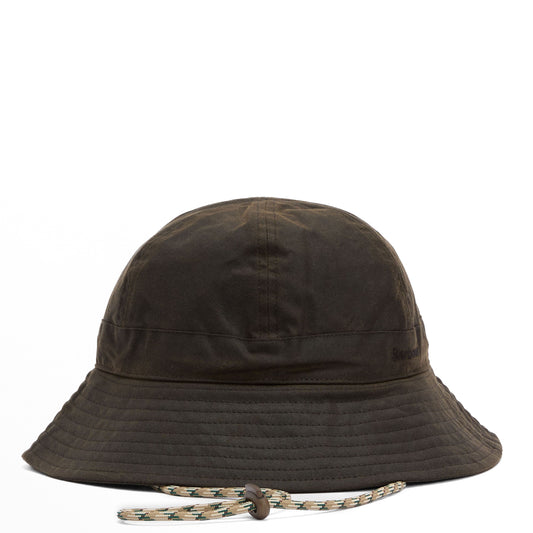 Barbour Transport Waxed Hat Olive