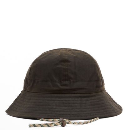 Barbour Transport Waxed Hat Olive