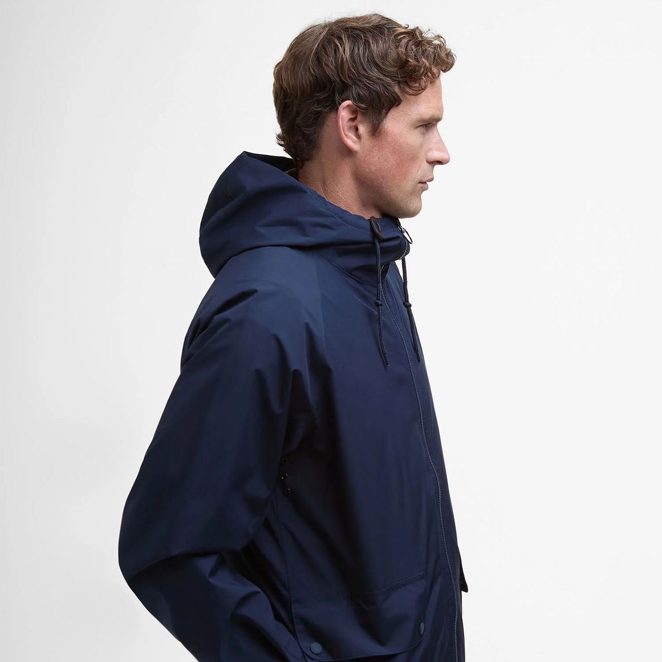 Barbour Trover Waterproof Jacket Navy - The Sporting Lodge