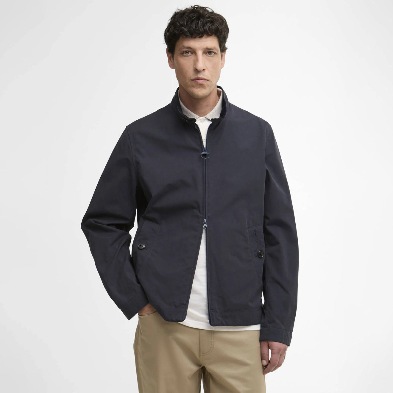 Barbour Tyneside Casual Jacket Navy - The Sporting Lodge