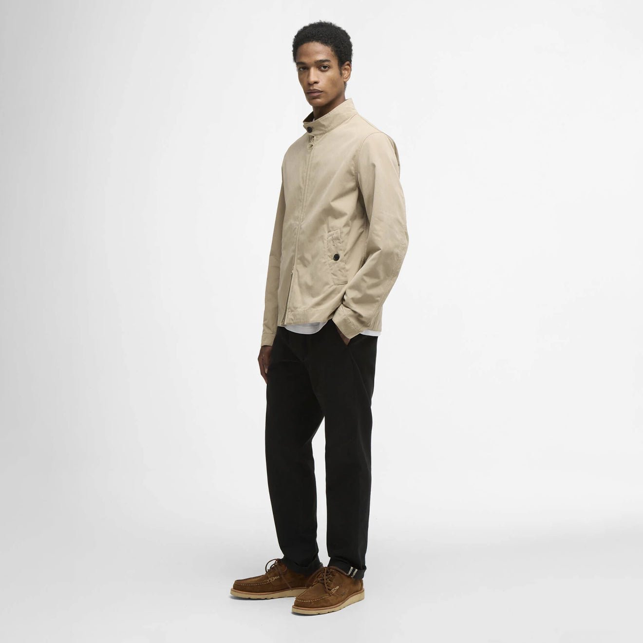 Barbour Tyneside Casual Jacket Washed Stone - The Sporting Lodge