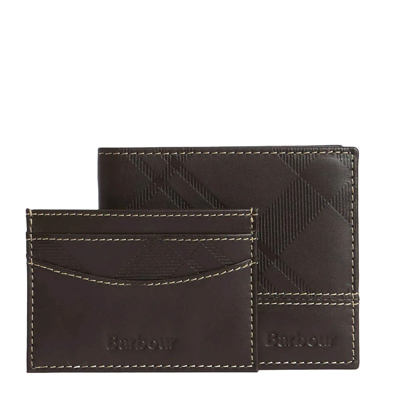 Barbour Tyneside Leather Wallet Brown