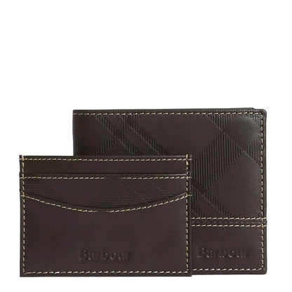 Barbour Tyneside Leather Wallet Brown