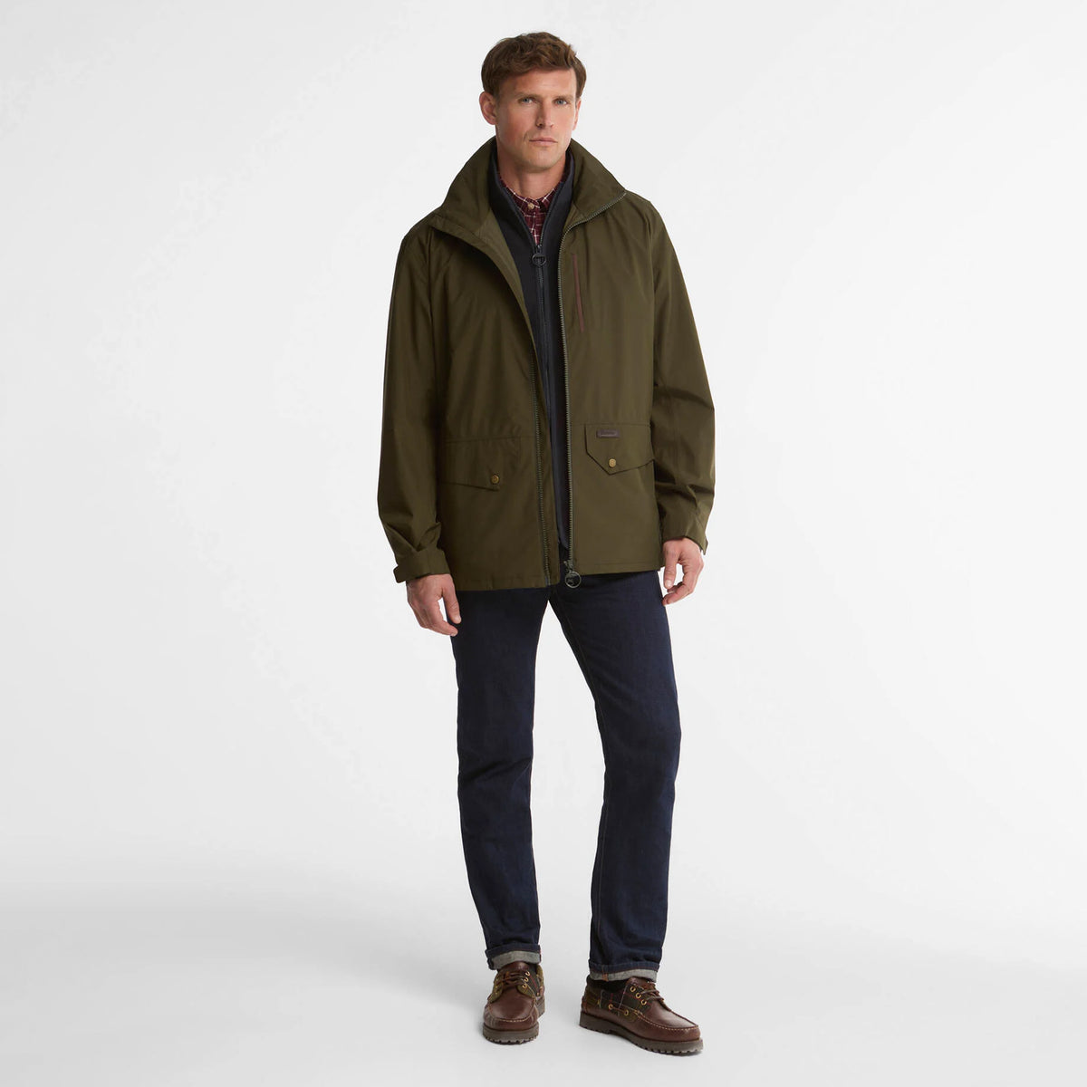 Barbour Uldale Waterproof Jacket Olive
