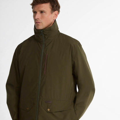 Barbour Uldale Waterproof Jacket Olive
