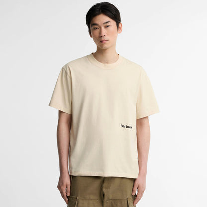 Barbour Ursula Oversized Graphic T-Shirt Fog