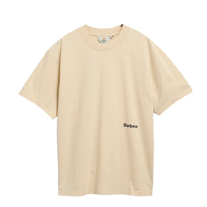 Barbour Ursula Oversized Graphic T-Shirt Fog
