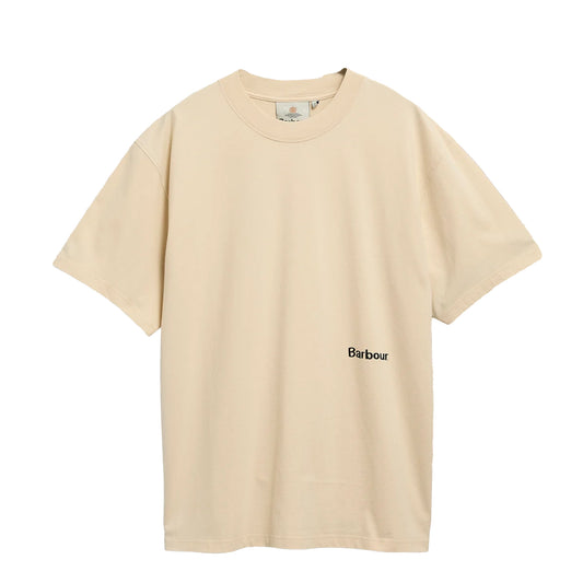 Barbour Ursula Oversized Graphic T-Shirt Fog