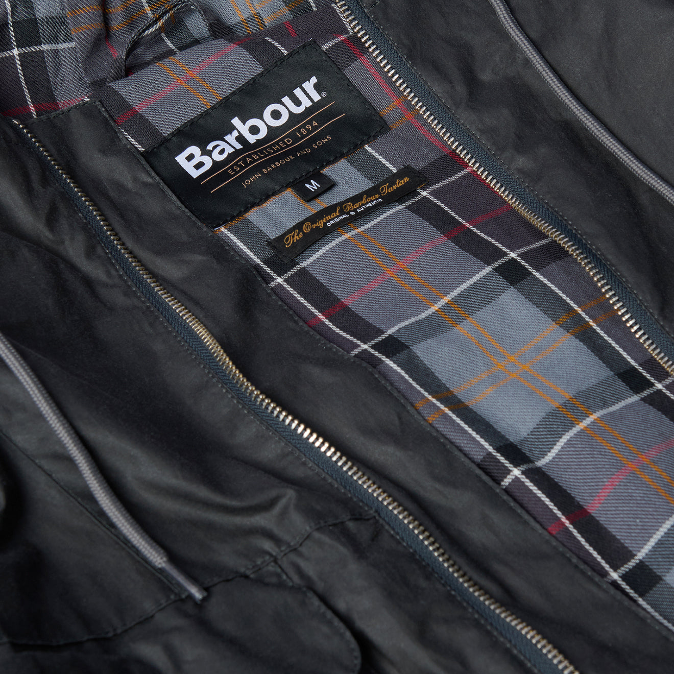 Barbour Utility Sapper Wax Jacket Charcoal - The Sporting Lodge