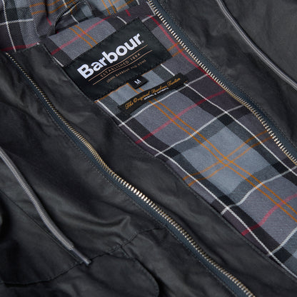 Barbour Utility Sapper Wax Jacket Charcoal - The Sporting Lodge
