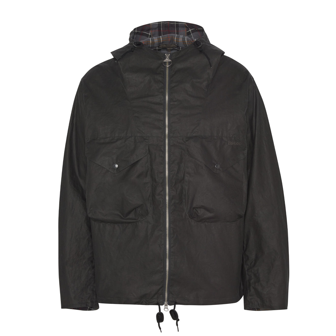 Barbour Utility Sapper Wax Jacket Charcoal - The Sporting Lodge