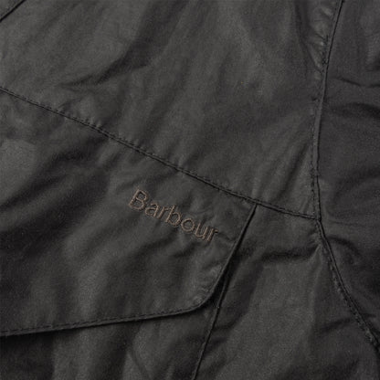 Barbour Utility Sapper Wax Jacket Charcoal - The Sporting Lodge