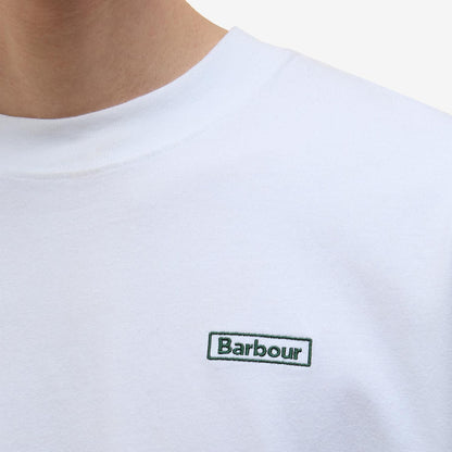 Barbour Walton Embroidered Fit T-Shirt White - The Sporting Lodge