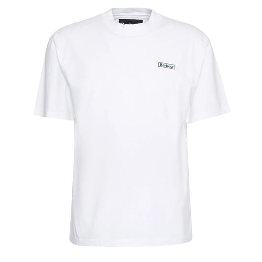 Barbour Walton Embroidered Fit T-Shirt White - The Sporting Lodge