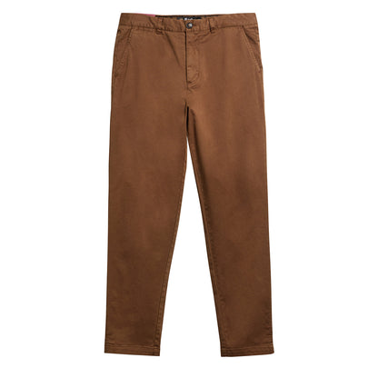Barbour Washed Stretch Twill Tailored Trouser Dark Sand