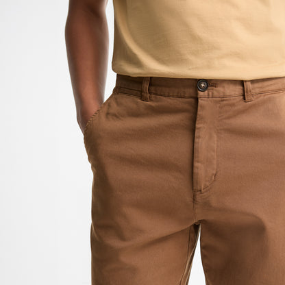 Barbour Washed Stretch Twill Tailored Trouser Dark Sand