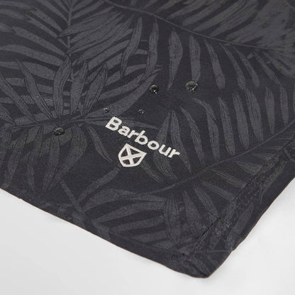 Barbour Water Reactive Leaf Print Swim Short Asphalt