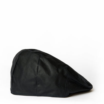 Barbour Wax Flat Cap Navy - The Sporting Lodge