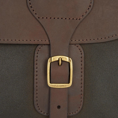Barbour Wax Leather Briefcase Olive - The Sporting Lodge