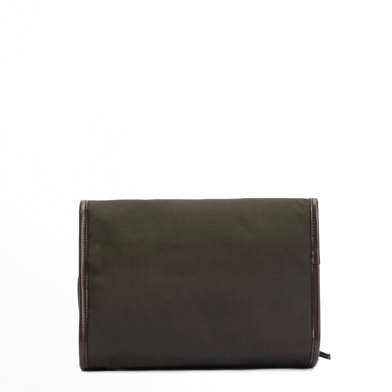 Barbour Waxed Hanging Washbag Olive/Beacon - The Sporting Lodge