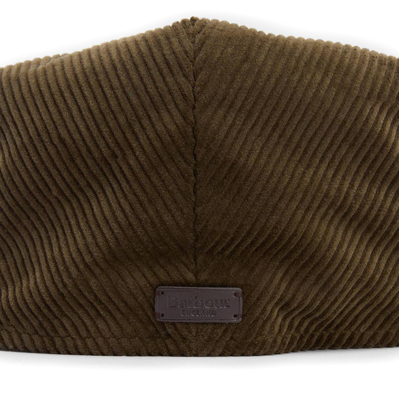 Barbour Westdale Cord Flat Cap Olive - The Sporting Lodge