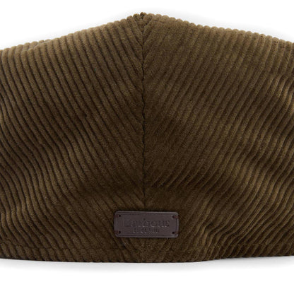 Barbour Westdale Cord Flat Cap Olive - The Sporting Lodge