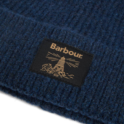 Barbour Westerdale Beanie & Scarf Gift Set Navy / Grey