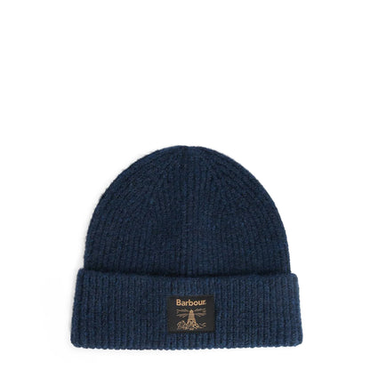 Barbour Westerdale Beanie & Scarf Gift Set Navy / Grey