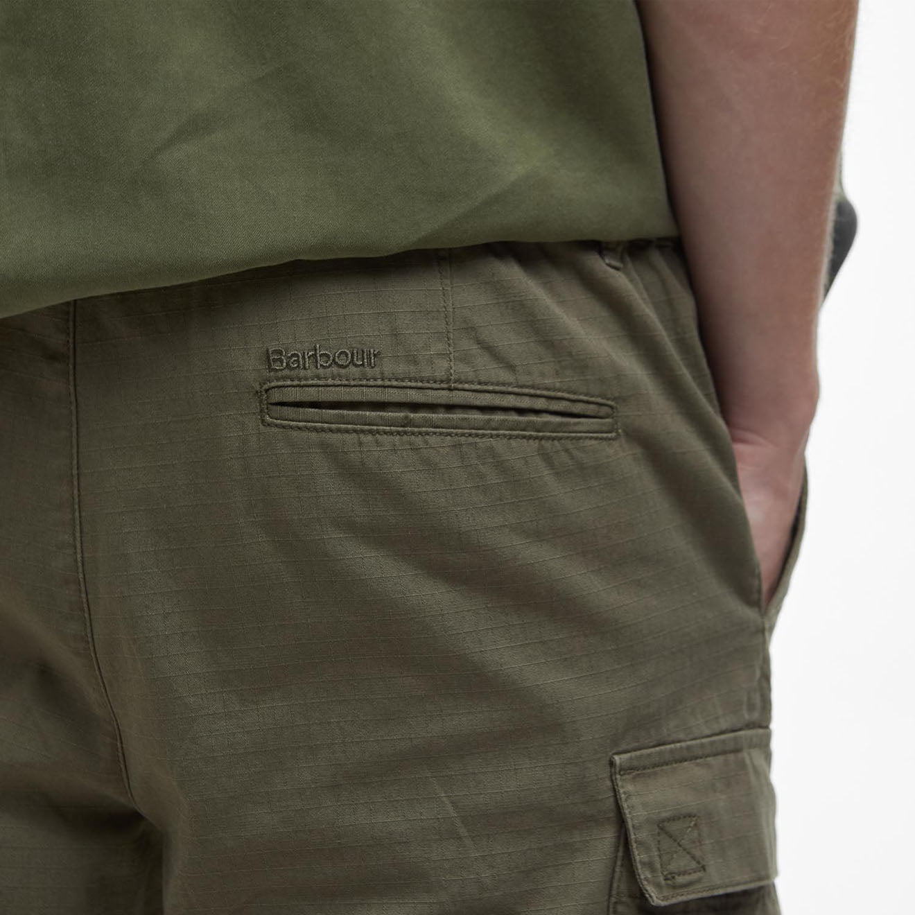 Barbour Westmorland Ripstop Short Burnt Olive - The Sporting Lodge
