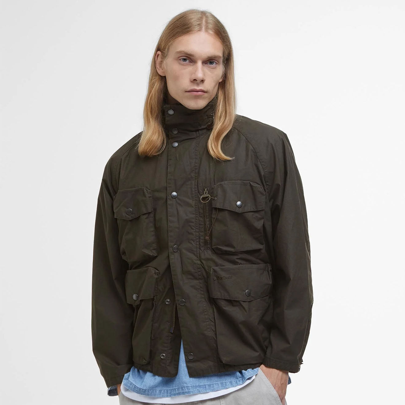 Barbour Westmorland Showerproof Jacket Pigment Green / Breen - The Sporting Lodge