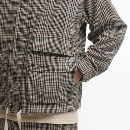 Barbour Westoe Check Casual Jacket Neutral Check - The Sporting Lodge