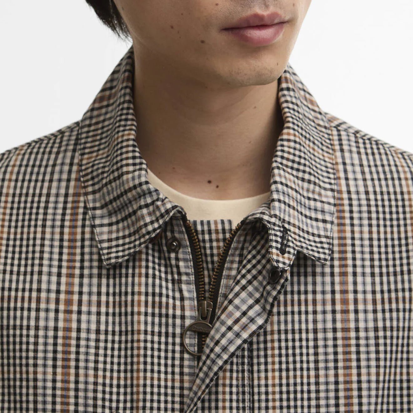 Barbour Westoe Check Casual Jacket Neutral Check - The Sporting Lodge