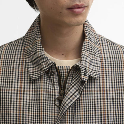 Barbour Westoe Check Casual Jacket Neutral Check - The Sporting Lodge